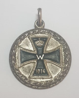 Patriotischer Schmuck EK Anhänger WK1 Eisernes Kreuz 1914 Kettenanhänger #1 - Bild 1 von 2