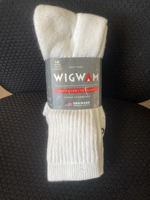 CALCETINES WIGWAM "AT WORK" HOMBRE/MUJER MEZCLA ALGODÓN BLANCO Grandes 9-12/10-13 Foto 1 de 3