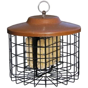 Beautiful Cage Bird Feeder Squirrel Resistant Weather Resistant 2 Suet Cake - Picture 1 of 5
