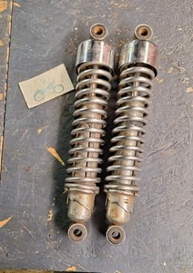 Harley Rear Shocks 12.75" Chrome Chopper VTG Ironhead Shovel Evo Pan FXR Dyna - Picture 1 of 14