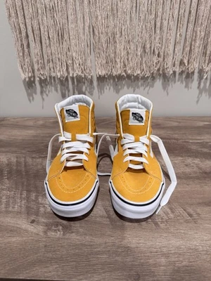 Zapato Vans High Top Amarillo Mostaza Mujer’s Talla 10 Hombre’s 8.5 Foto 1 de 4