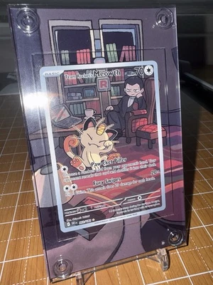 Team Rocket's Meowth 203/182 Sv10: Destined Rivals Extended Art Case - Image 1 of 4