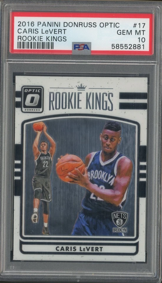 2016 PANINI DONRUSS OPTIC ROOKIE KINGS RC CARIS LEVERT #17 PSA 10 GEM MINT - Image 1 of 1