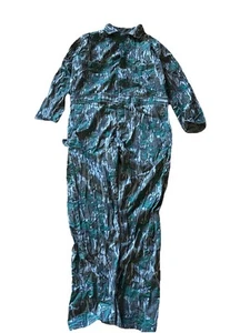 Vintage Mossy Oak Original Greenleaf Camo Coveralls M 90's Made In USA Hunting - Picture 1 of 9