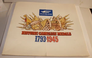 Vintage Cleveland Historic Campaign Medals 1793-1945 in Presentation Folder. - Picture 1 of 7