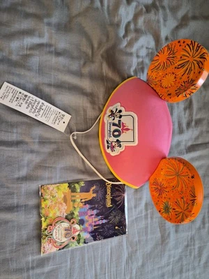 Disneyland 70th Anniversary Cast Member Pin And Ears - Image 1 of 2