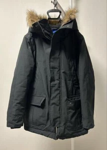 GAP Coat Hooded Jacket Jumper Mod Coat Mountain Parka black men's XS - Picture 1 of 16