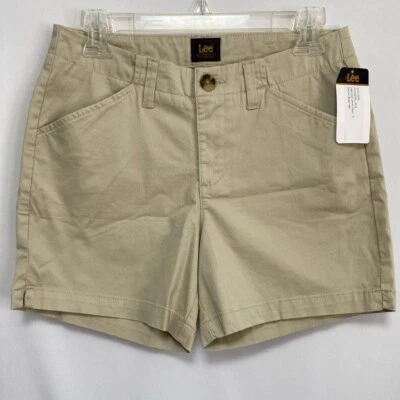 Pantalones Cortos Para Mujer Lee Caqui Legendary Chino Pioneer Beige Talla 6 Medianos Nuevos con Etiquetas Foto 1 de 4