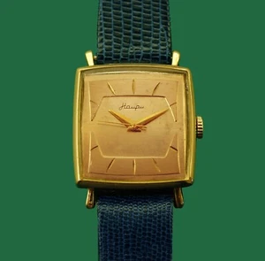 Vintage 1960's Soviet Armenian Made 14k Rose Gold "NAIRI" Men's Dress Watch - Bild 1 von 6