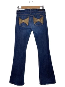 Citizens of Humanity 27 Ingrid Low Waist Flare Jeans Leather Pocket Detail y2K - Picture 1 of 12