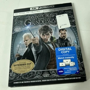 Fantastic Beasts: The Crimes of Grindelwald 4K Ultra HD Blu-ray w Slipcover NEW - Picture 1 of 4