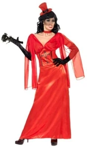 Costume vestito fantasia Halloween sposa di Dracula rosso medio - Foto 1 di 5