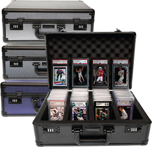 160+ 4 Row Graded Card Case - BGS PSA Sports Card Storage Box, Random Mixed Colo