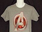 Men's Avengers T-Shirt Size Small & Large Captain America Shield Emblem Logo NEW