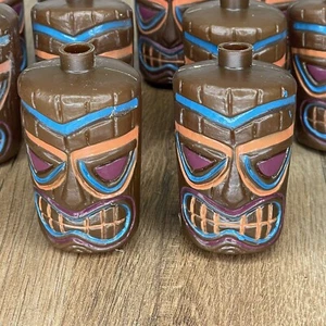 Tiki Light Covers ONLY Hawaiian Patio Blow Mold Camping Party Light Vintage - Picture 1 of 7