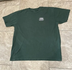 VANS Men's Off The Wall Green T-Shirt Short Sleeve Crew Neck XXL - Picture 1 of 3