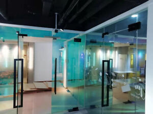 Dichroic Blue Window Film Building Rainbow Glass Tints Home Office 54''X20''