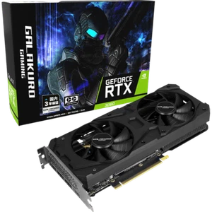 GALAKURO GAMING GeForce RTX3060 GDDR6 12GB GG-RTX3060-E12GB/OC/DF JAPAN NEW - Picture 1 of 12