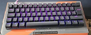 CLAVIER DE JEU RÉTROÉCLAIRÉ MÉCANIQUE RGB STEELSERIES APEX PRO MINI NOIR 64821 - Photo 1/6