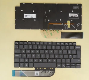 New for Dell Latitude 3301 3410 Keyboard UK Backlit No Frame - Picture 1 of 2