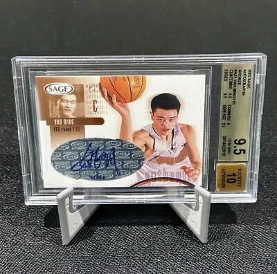 2002-03 Yao Ming Rookie auto Bronze /110 BGS AUTO GRADE 10 Low Pop A21 🔥🔥 - Image 1 of 2