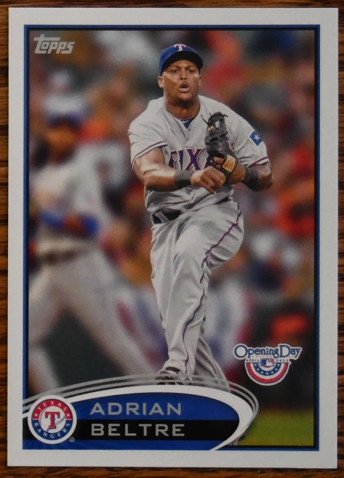 2012 Topps Opening Day #48 Adrian Beltre Texas Rangers - Image 1 of 1