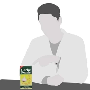 Garlic Pearls Capsules, 100 Capsules (Healthy Heart & Digestion) - Picture 1 of 5