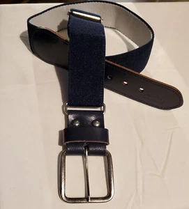 Cinturón de golf con logotipo ADIDAS azul marino elástico para hombre ajustable hasta talla 36 hebilla - Imagen 1 de 9