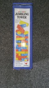 Rainbow Jumbling Tower Multi Colored 48 Pieces / Used - Picture 1 of 2