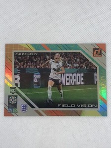 2023 Donruss Womens World Cup 5 Chloe Kelly England RC Field Vision Orange 27/49