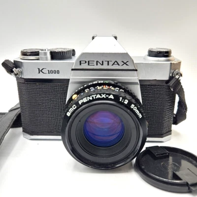Pentax K1000 35mm SLR Film Camera with 50mm Lens Kit - Tested & Working Great! - Image 1 of 4