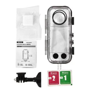 Invisible Case for Insta360 X3 X4 Waterproof Housing Cover Underwater 60M Dive - Picture 1 of 11