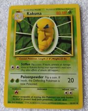 Pokémon TCG Kakuna Base Set 33/102 Regular Unlimited Uncommon Archived N Mint