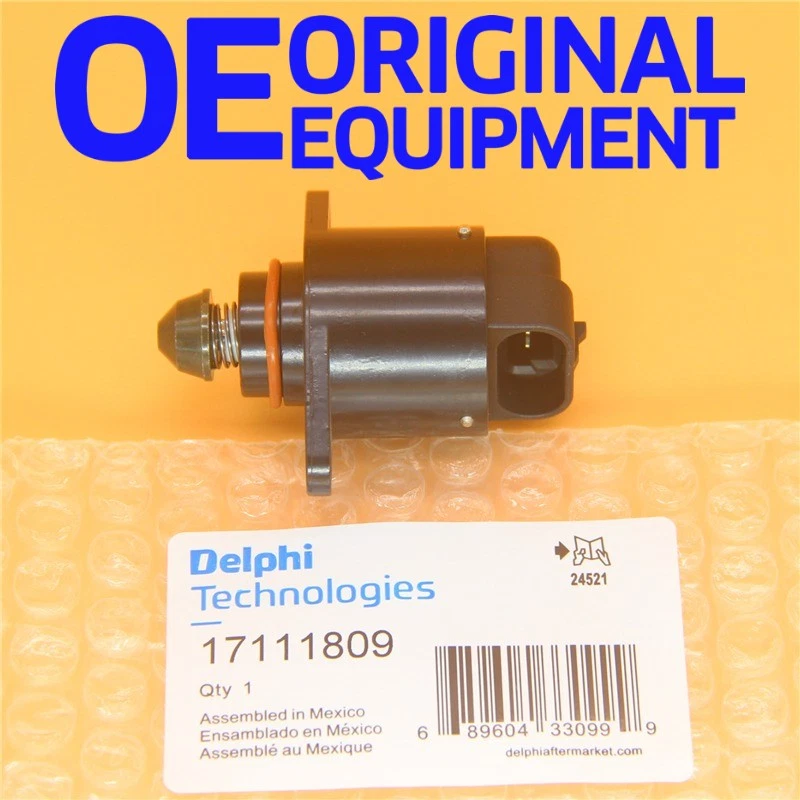 Válvula de control de aire de ralentí 17111809 4 terminales apta para Chevrolet Venture Buick Pontiac Foto 1 de 4