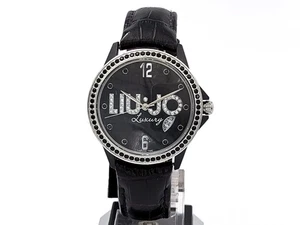 Watch Liu Jo Pelle Stampa Coccodrillo Nero Quarzo Quadrante nero Donna Promo New - Picture 1 of 5