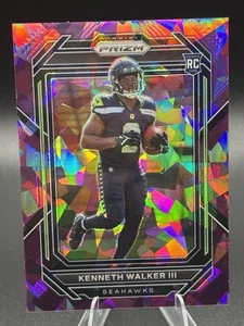 2022 Prizm Kenneth Walker III #318 Purple Ice /225 Rookie - Seahawks - Picture 1 of 3