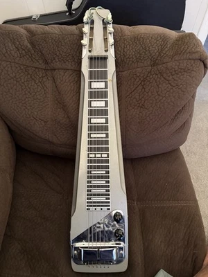 1961 Rickenbacker Electro Model 100 Silver Lap Steel Horseshoe w/ Original Case - Image 1 of 4