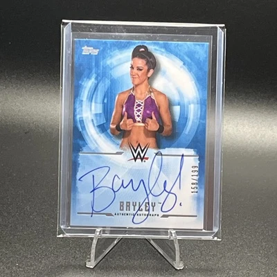 BAYLEY 2017 Topps WWE Undisputed on-card Blue AUTO / AUTOGRAPH #d /199 - Image 1 of 2
