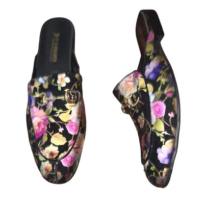 Zapatos sin cordones florales metálicos Fiesso By Aurelio Garcia talla 13 para hombre Foto 1 de 4