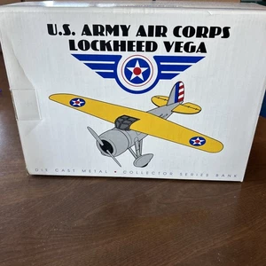 Vintage SpecCast US Army Air Corps 1932 Lockheed Vega DieCast  Airplane Bank - Picture 1 of 4