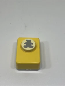 Vintage Metall Bärenform gelb Handwerk Stanze für Papier Basteln Carl CP-1 Japan - Bild 1 von 5