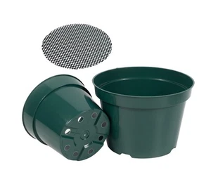 inches Nursery Pot Plant Grow Sturdy Flower pots in Bulk Price 20P Green - Picture 1 of 8
