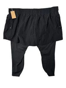 Popflex Active Extraordinary Skirt Skleggings Hiking Workout Black 3XL Petite - Picture 1 of 10