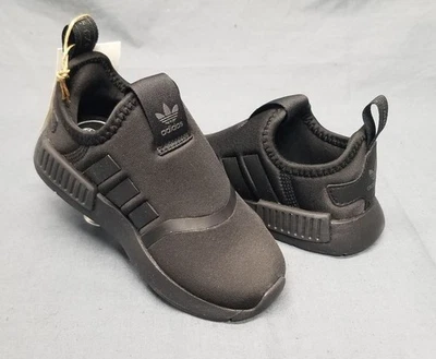 Adidas O Niños Pequeños NMD 360 I Zapatillas Sin Cordones Negras Talla 8K ¡NUEVAS SIN CAJA! Foto 1 de 4