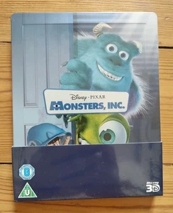 Monsters Inc Blu-Ray Steelbook Including 2D & 3D Discs OOP - Picture 1 of 4