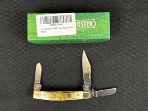 Hen & Rooster C. Bertram Deer Stag 3 Blade Stockman Folding Knife HRI 333-DS - Picture 1 of 16