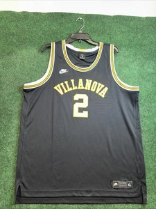 NIKE Elite Men Jersey XL Black WILD CATS VILLANOVA #2 New Without Tags - Picture 1 of 8