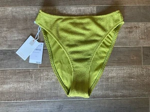 NWT Kardashian Good American 1/2 Small Chartrusse Ribbed High Waist Always Fits - Picture 1 of 8