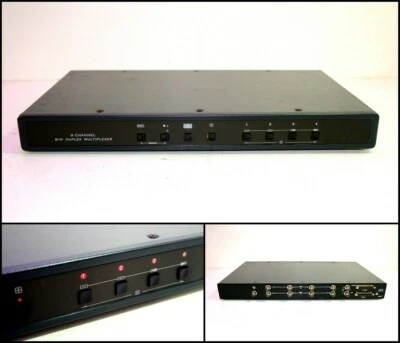 B/W Duplex Multiplexer 8 Channel FS24049 AV Audio Video Splitter   - Image 1 of 4