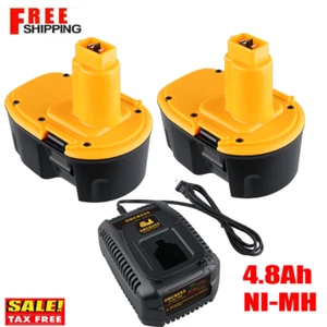 14.4 Volt For DEWALT DC9091 Battery DW9091 DW9094 DE9091 OR Charger Replacement - Picture 1 of 17